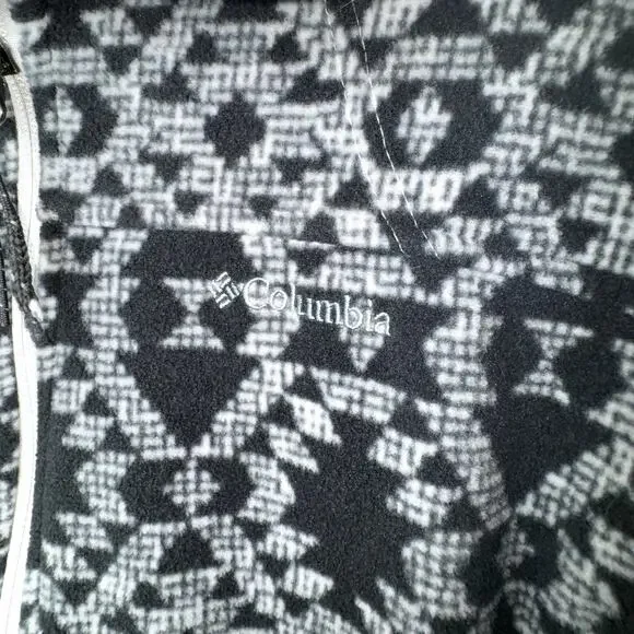 Geometric Black and White Women's Jacket - Picture 6 of 8